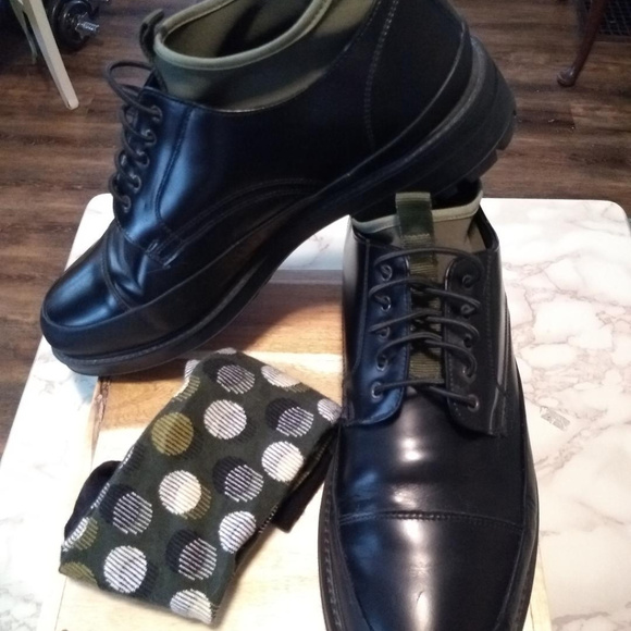 H&M Shoes Hm Mens Combat Style Oxford Shoes Poshmark